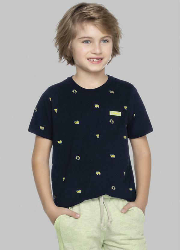 Trick Nick - Camiseta Masculina Gamer Azul