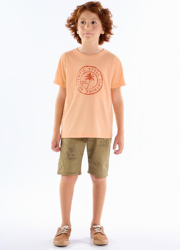 Pulla Bulla - Camiseta Meia Malha Laranja 2