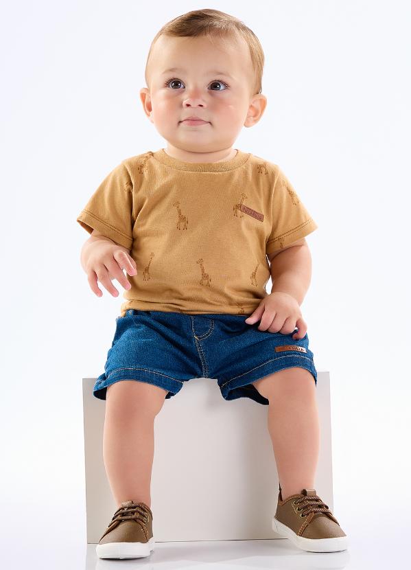 Pulla Bulla - Camiseta Meia Malha Marrom 2