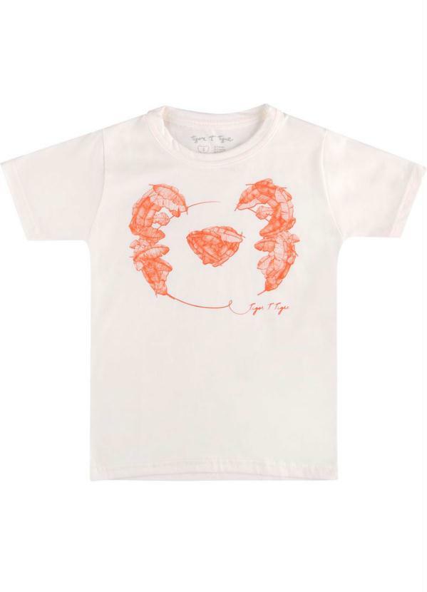 Tigor T Tigre - Camiseta Menino Branca