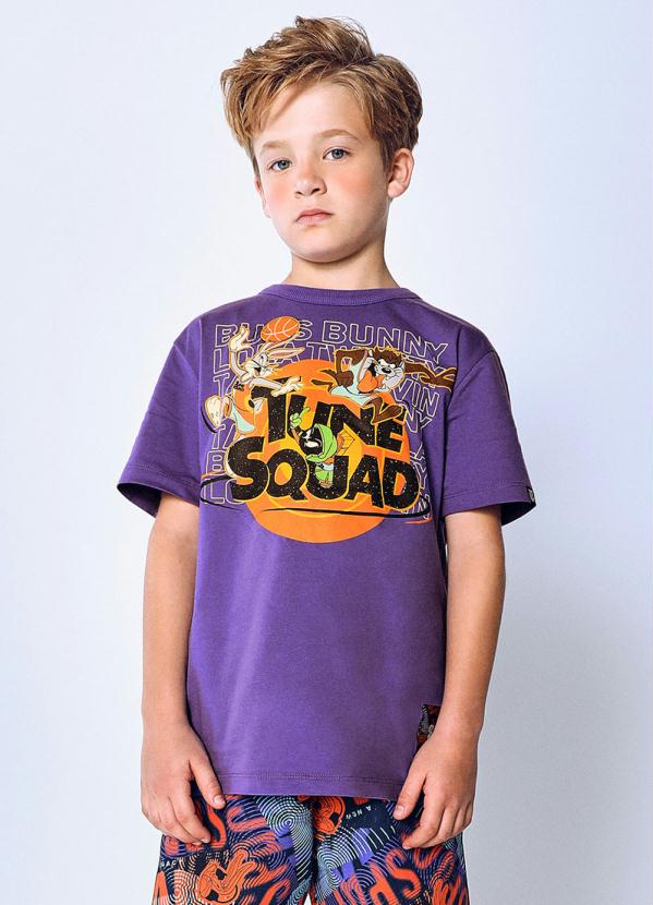 Youccie - Camiseta Space Jam Roxo