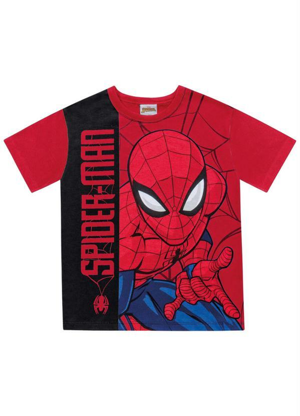 Fakini Kids - Camiseta Spider-Man Vermelho 5