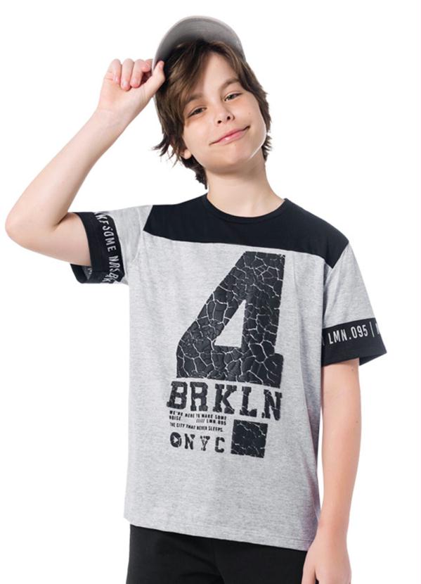 Lemon - Camiseta Teen Masculina Preto 1