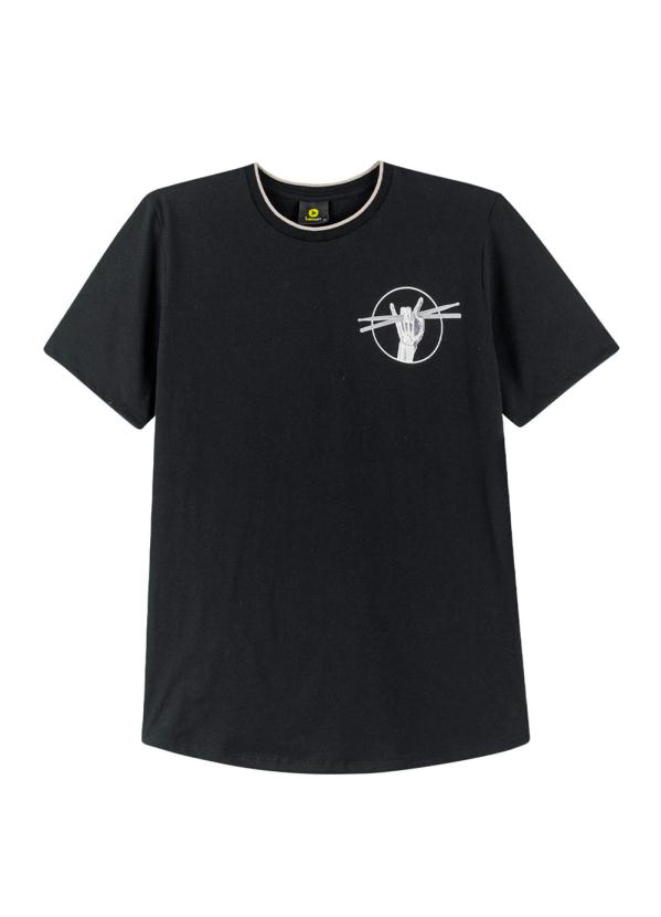 Lemon - Camiseta Teen MeninoPreto