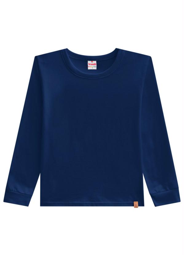 Brandili - Camiseta Infantil Menino Malha Azul 3