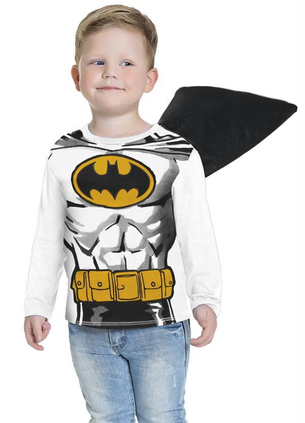 Batman - Camiseta Interativa Branco