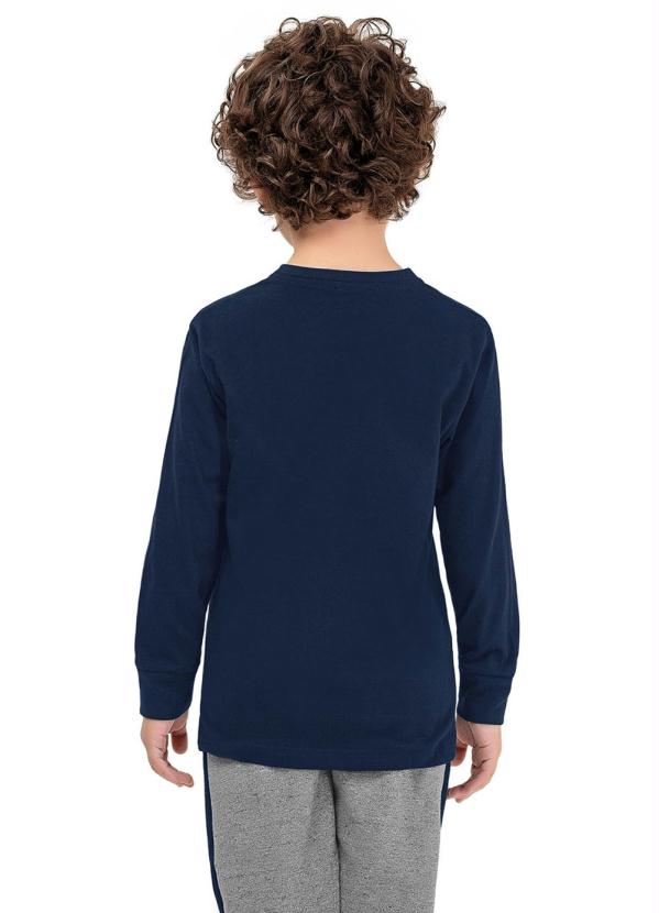 Fakini Kids - Camiseta Manga Longa Azul 2