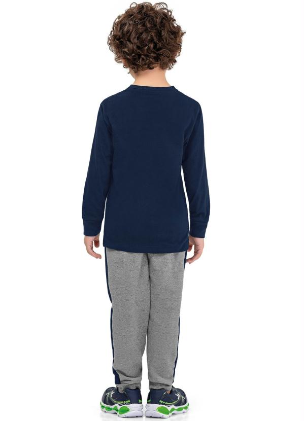 Fakini Kids - Camiseta Manga Longa Azul 4