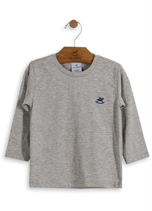 Camiseta Warmbaby Manga Comprida Infantil - Algodão Confortável Pra Meninos E Crianças