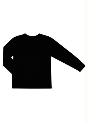 Rovi Kids - Camiseta Menino Manga Longa Básica Preto - ROVI KIDS