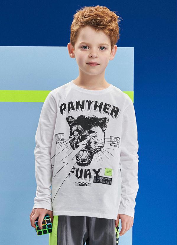 Youccie - Camiseta Panther Branco