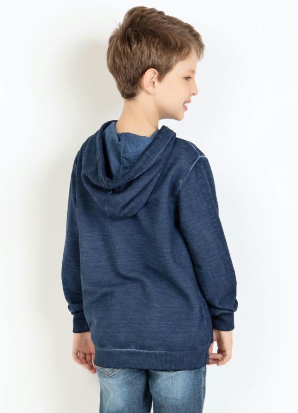 Outlet - Casaco Actual Infantil com Capuz Marinho 2