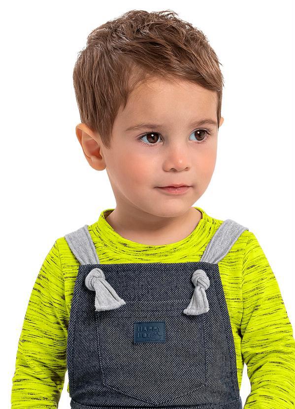 Quimby - Conjunto Bebê Jardineira e Camiseta Verde 2