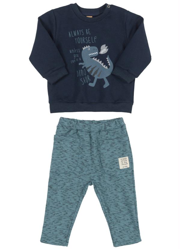 Up Baby - Conjunto Bebê Menino Azul