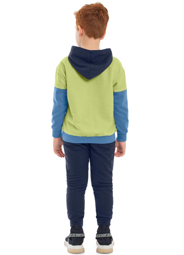 Quimby - Conjunto Calça e Blusão Menino Azul 2