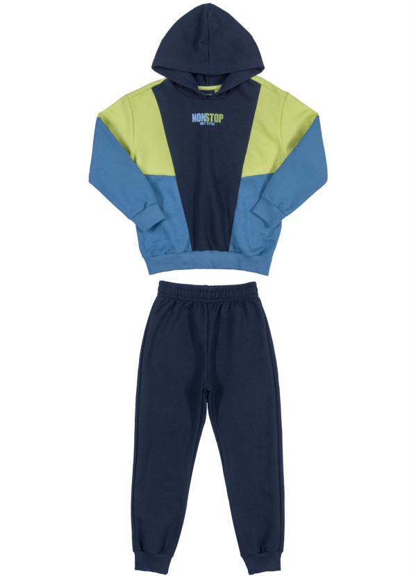 Quimby - Conjunto Calça e Blusão Menino Azul 3