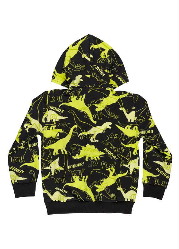 Bee Loop - Conjunto Infantil Jaqueta e Calça Moletom Preto 3