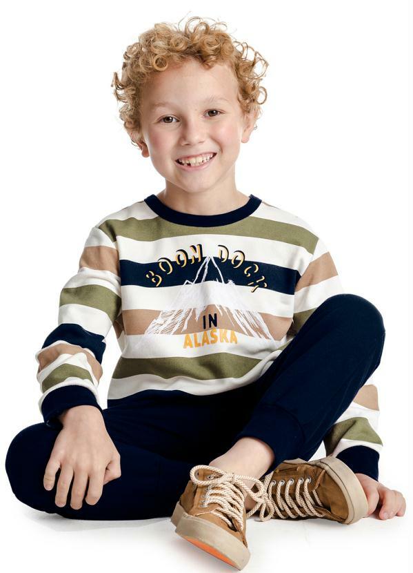 Rovi Kids - Conjunto Infantil Masculino Alaska Azul
