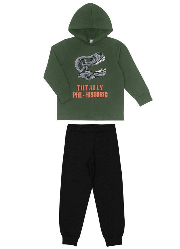Rovi Kids - Conjunto Infantil Masculino Dino Verde