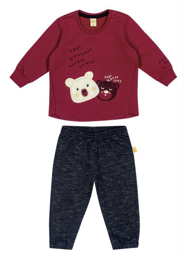Trick Nick - Conjunto Infantil Masculino Friend Baby Vermelho