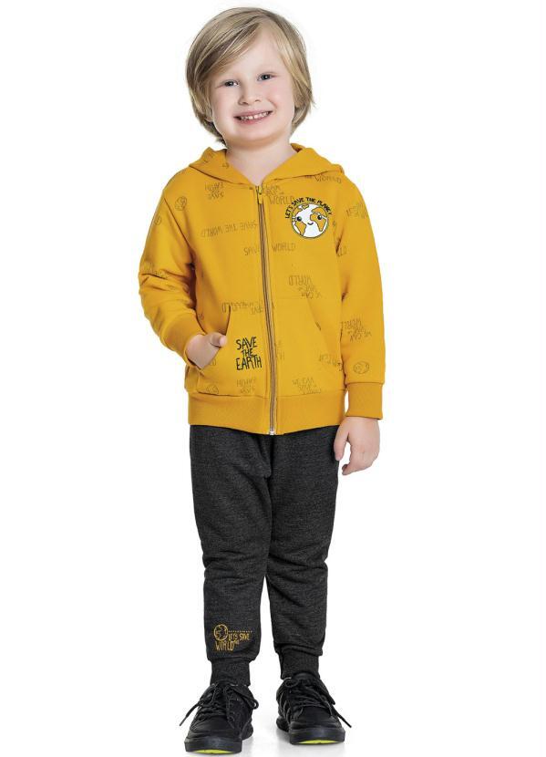 Fakini Kids - Conjunto Jaqueta Amarela e Calça