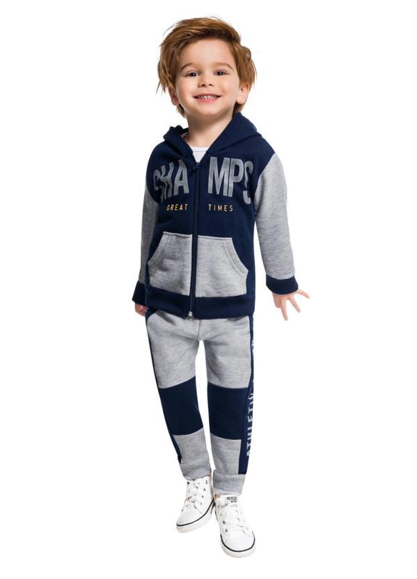 Kyly - Conjunto Jaqueta e Calça Azul Marinho