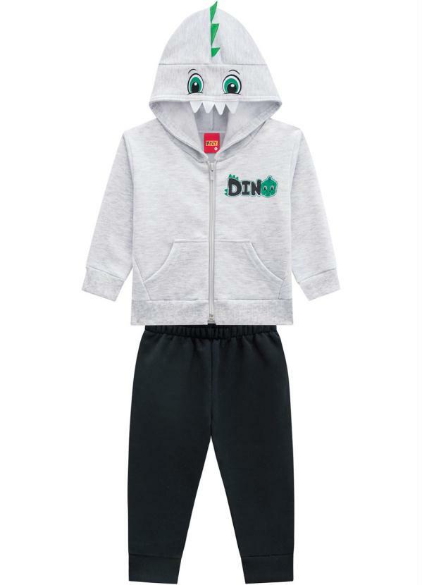 Kyly - Conjunto Jaqueta e Calça Mescla