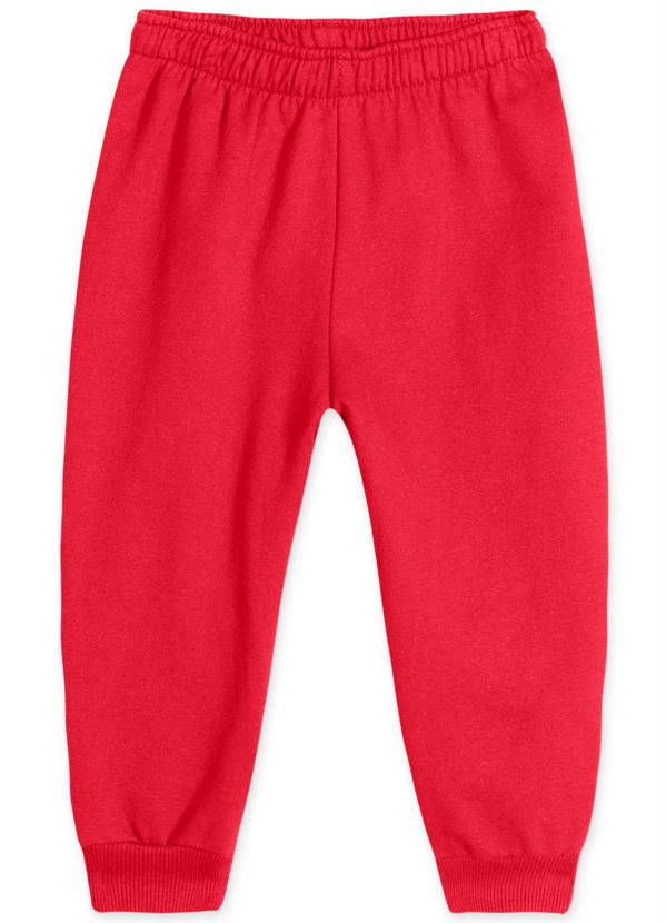 Marisol - Conjunto Longo Moletom Masculino Vermelho 3