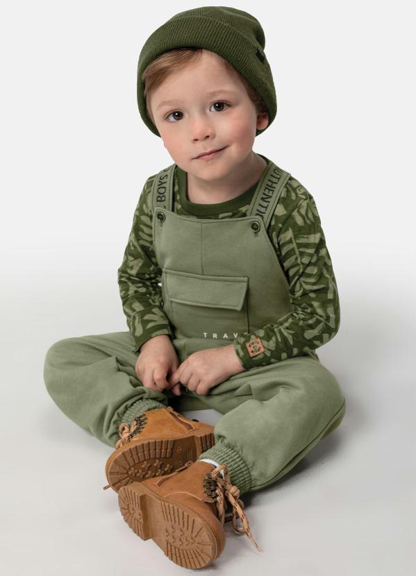 Carinhoso - Conjunto Verde Folhagem Menino