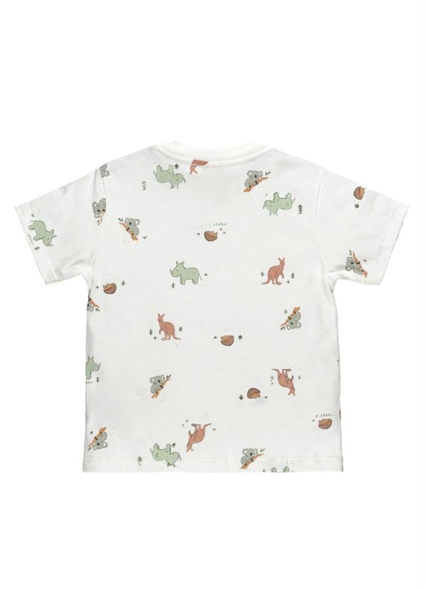 Up Baby - Conjunto Bebê Jardineira e Camiseta Branco 4