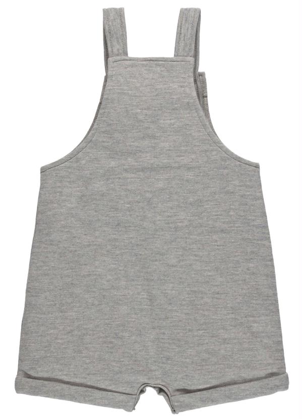 Up Baby - Conjunto Bebê Jardineira e Camiseta Branco 6