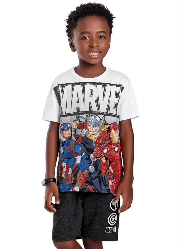Costume Bambino Avengers - Bermuda Marvel - Iron Man/Black Panther - 100% Poliestere - Foto 7
