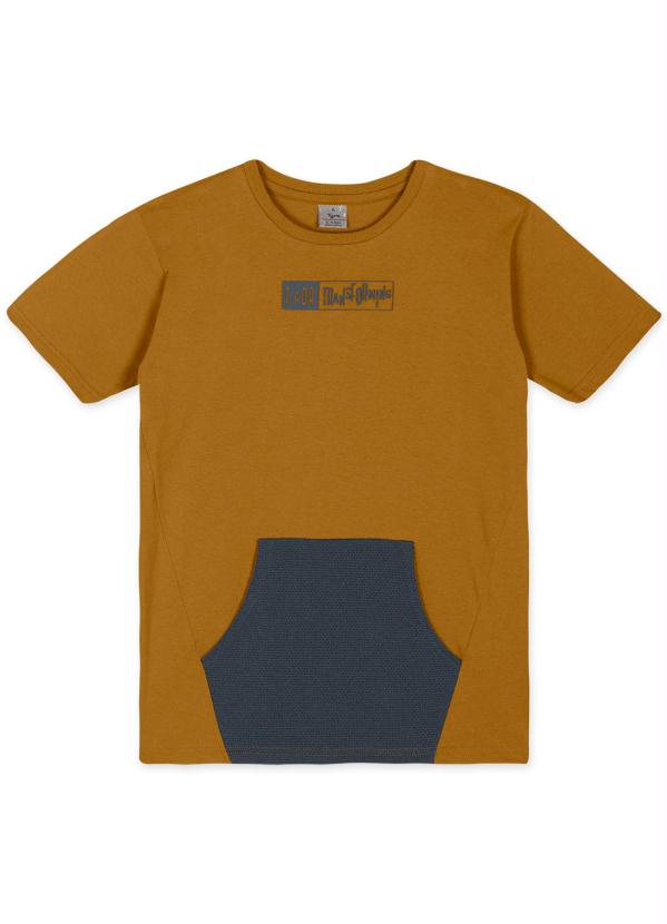 Tigor T Tigre - Conjunto Curto Moletom Menino Infantil Marrom 3