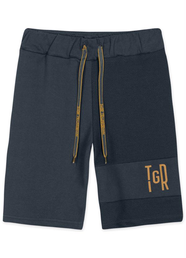 Tigor T Tigre - Conjunto Curto Moletom Menino Infantil Marrom 4