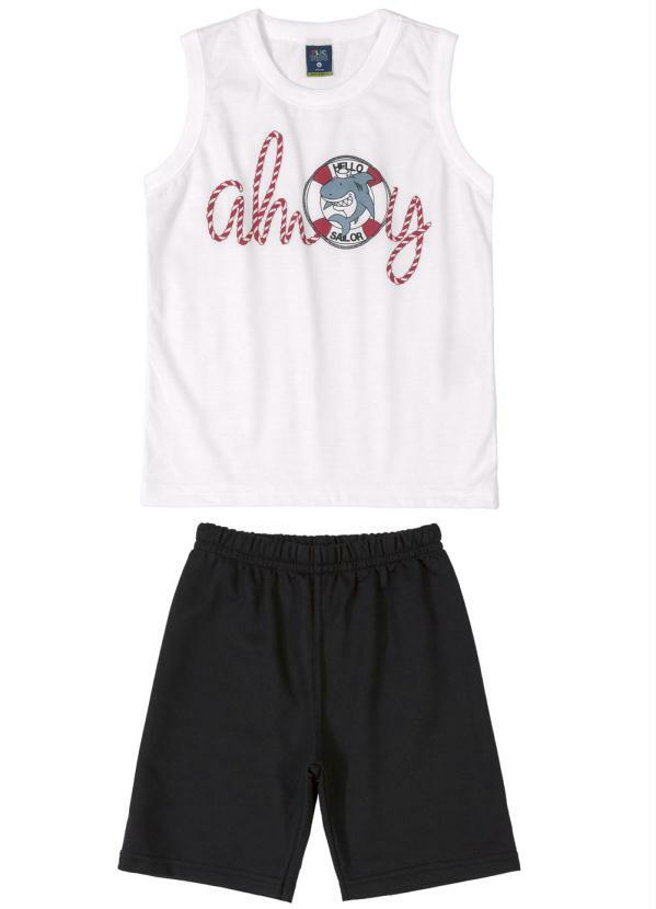 Plic Ploc - Conjunto Infantil Ahoy Branco