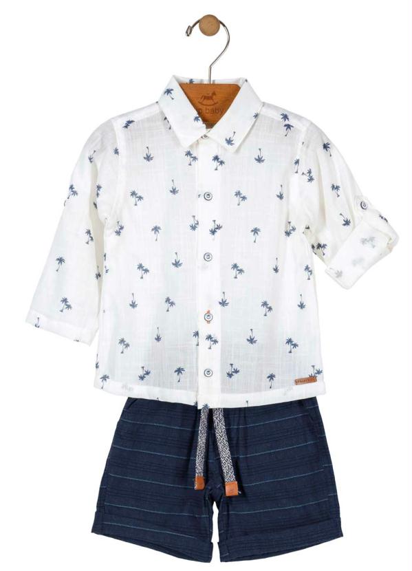 Up Baby - Conjunto Infantil Festa Branco