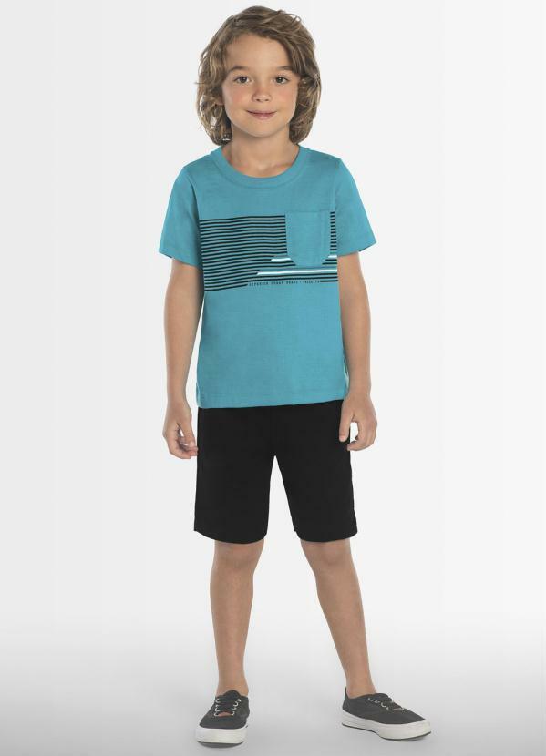Rovi Kids - Conjunto Infantil Listra Azul