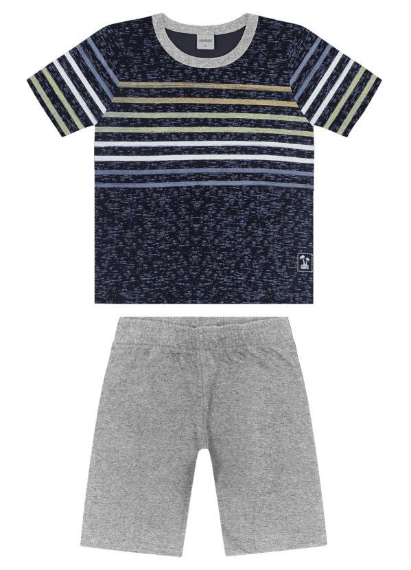 Rovi Kids - Conjunto Infantil Listrado Azul