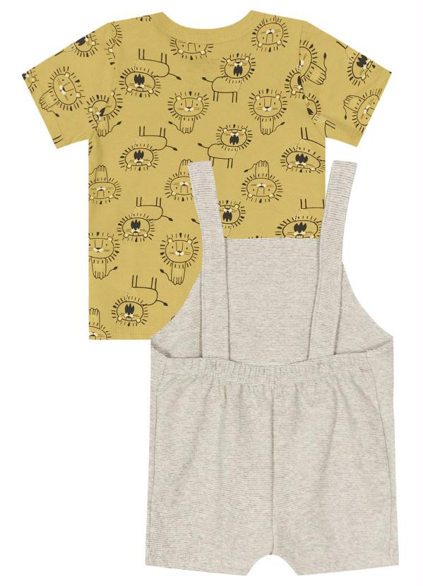 Rovi Kids - Conjunto Infantil Masculino Baby Amarelo 3