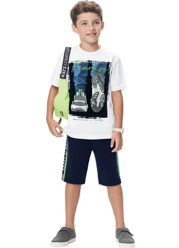 Kyly - Conjunto Infantil Masculino Branco 1