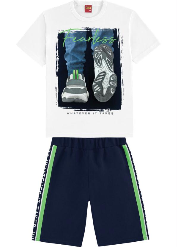 Kyly - Conjunto Infantil Masculino Branco 2