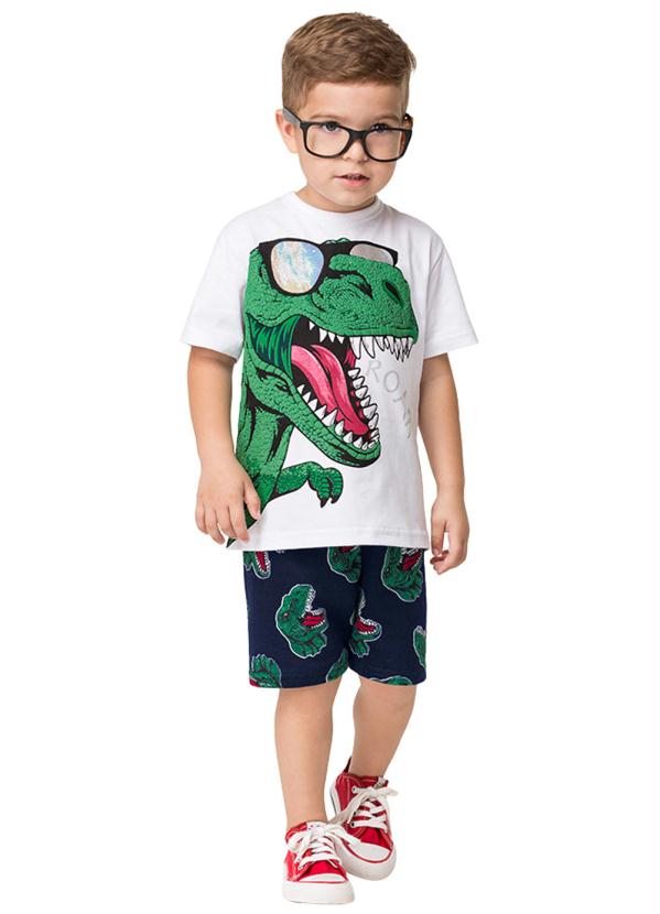 Kyly - Conjunto Infantil Masculino Branco 1