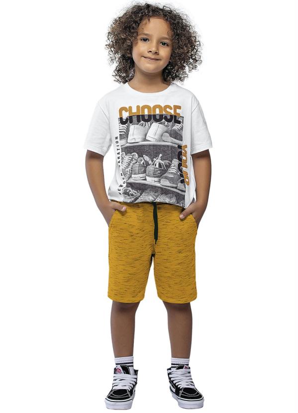 Lemon - Conjunto Infantil Masculino Branco