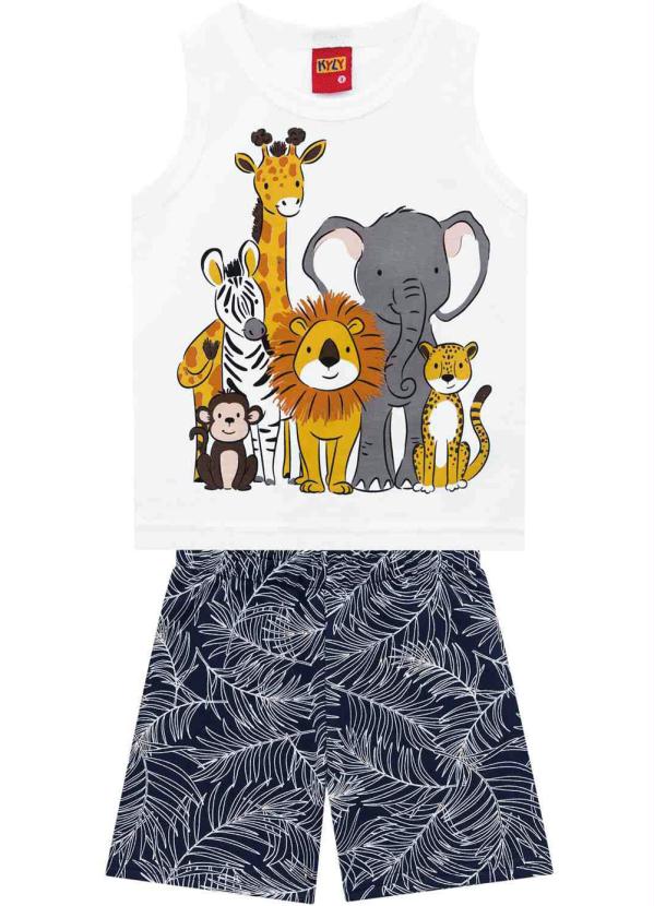 Kyly - Conjunto Infantil Masculino Branco