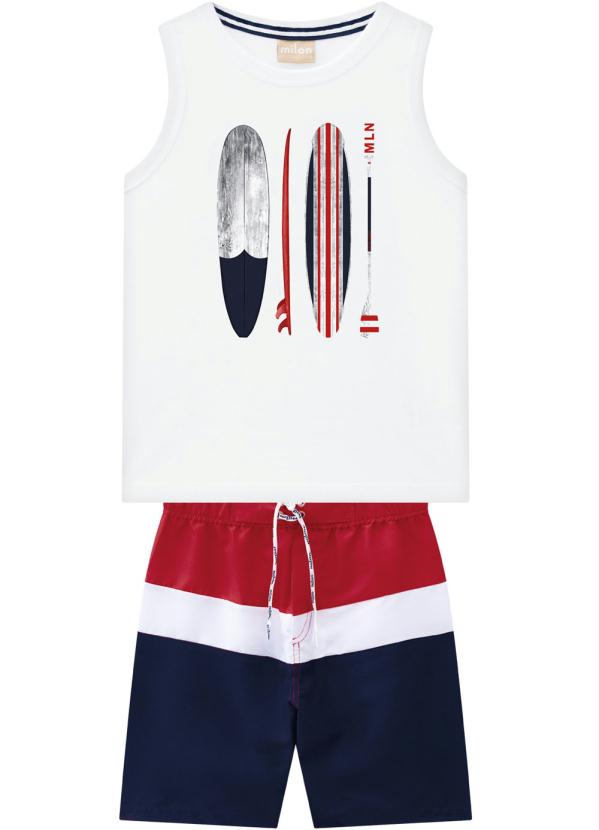 Milon - Conjunto Infantil Masculino Branco 2