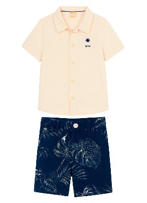 Milon - Conjunto Infantil Masculino Cinza - MILON