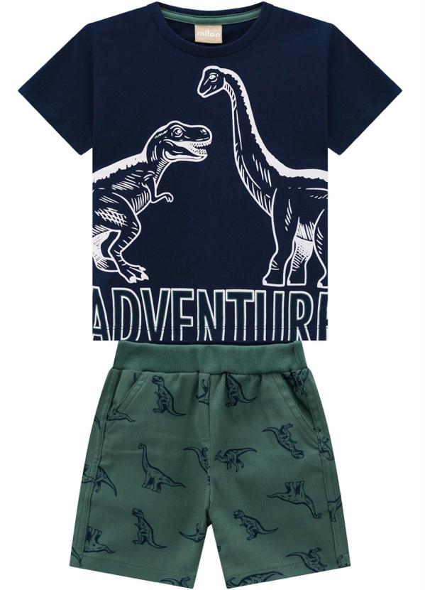 Milon - Conjunto Infantil Masculino Marinho