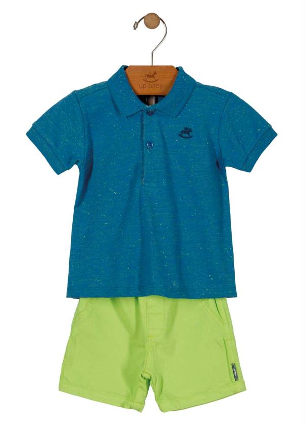 Up Baby - Conjunto Infantil Polo Azul 1