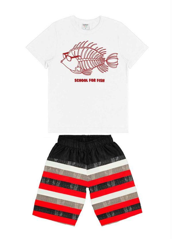 Rovitex Kids - Conjunto Infantil Rovitex Kids Branco