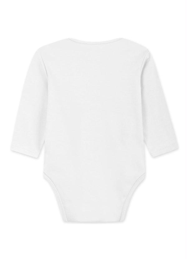 Marisol Play - Conjunto Longo Avião Malha Bebê Menino Branco 4